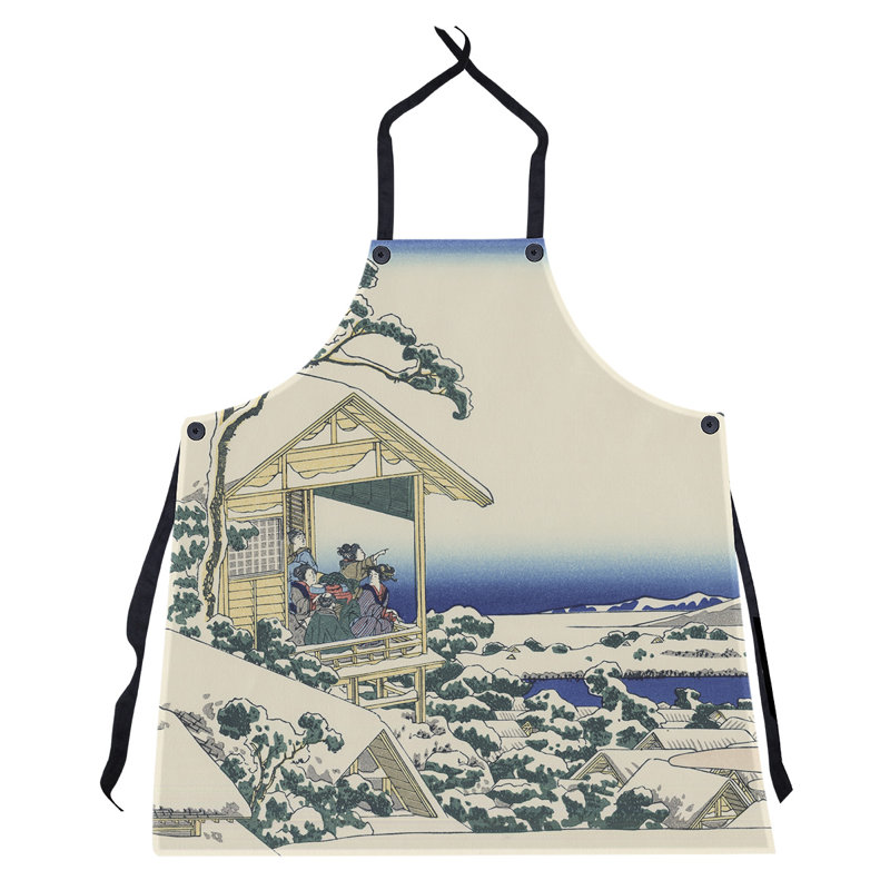 Bib Apron, Green/Navy