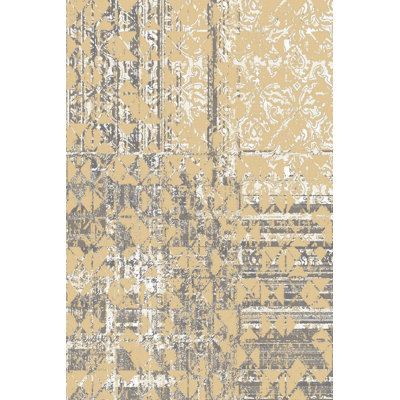 Soft Hall Carpet 2.6 x 4.9 Feet | 100% Polyester, 0.04 in Pile Height | Antibacterial, Non-Slip Underside | Woven with 3D Digital Printing | Machine Washable | Durable & Stylish for Entryways & Living Rooms