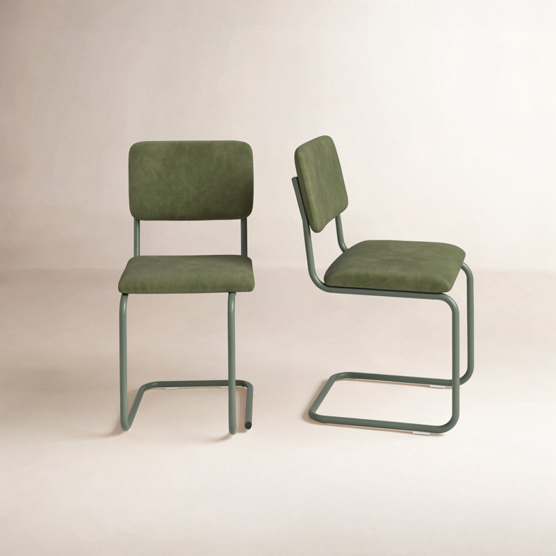 Walsh Tonal Velvet Dining Chair, Bella Forest