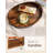 20"W Large Oval Serving Tray With Handles - Solid Acacia Wood Ottoman Tray-921861128-912882249