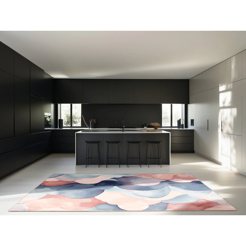 Dewy Waves Rug, Square 4'