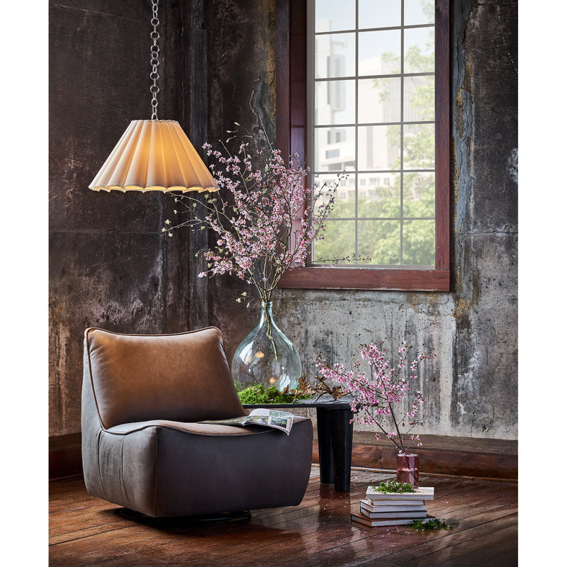 Allison Pendant Large (Natural Brass), Polished Nickel