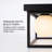 12.6 in. 4-Light Modern Flush Mount Light, Matte Black Finish with Frosted Glass Globes-967985005