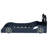 Twin Size Blue Race Car Bed With Wood Build And Led Feature - Comfortable Resting Time Under Comfort ,