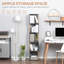 Isias 161cm H x 33cm W Bookcase