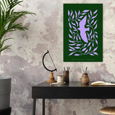 Floralmodernartno01 by Treechild - Wrapped Canvas Print