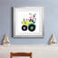 «Cute Farm Cow», reproduction d'art sur papier encadré-962565247-962565246