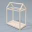 Sofia 35.4'' Solid Wood Clothing Rack-1732287753