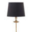 Lampe de table clou de girofle avec abat-jour noir