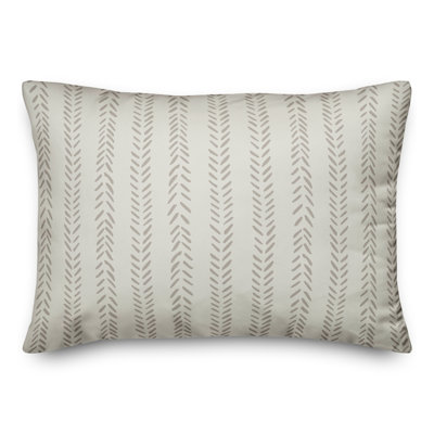 Striped Outdoor Reversible Throw Pillow