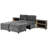 Modular Dark Gray Chenille , Storage Space, Flexible Use And Mobility Combined