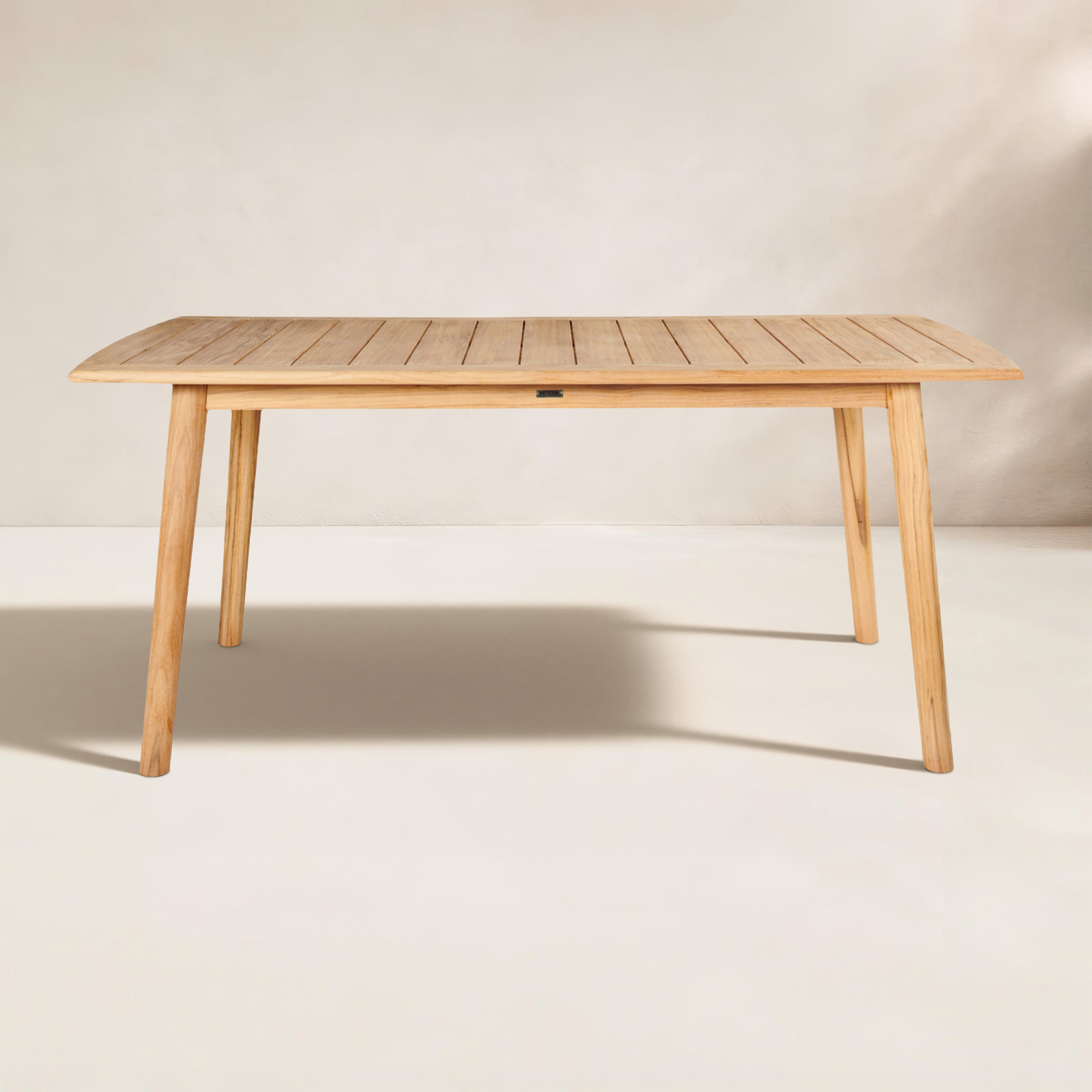 Enid 71 " Teak Patio Dining Table