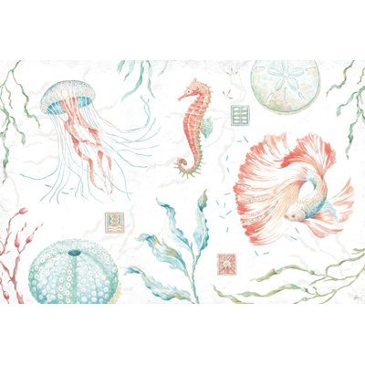 Delicate Sea I - Wrapped Canvas Print