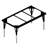 Plastic Adjustable Rectangle 6 Students Activity Table-2082458-2082459