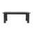 Aadi 84" 100% Solid Pine Wood Dining Table In Black Walnut Finish