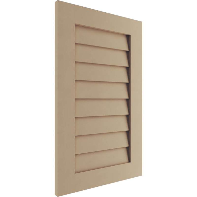 Évent rectangulaire en faux bois Timberthane, Rustique lisse, H 30 po x l 28 po x L 1 po