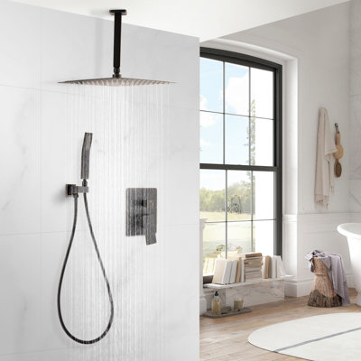 16" Complete Shower System with Rough-in Valve