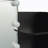 Modern Dressing table with 2 Drawers, 4 open shelves Rectangular Makeup Table with Mirror-2006395899