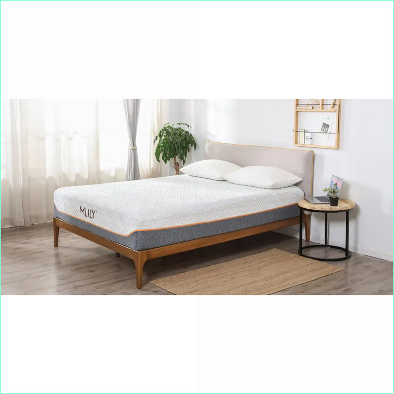 Matelas | Matelas hybride moyen 11,5 po MLILY Fusion Supreme - très grand | Mousse et ressort | Blanc