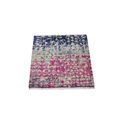 One-of-a-Kind 2' X 2' Square Area Rug in Pink