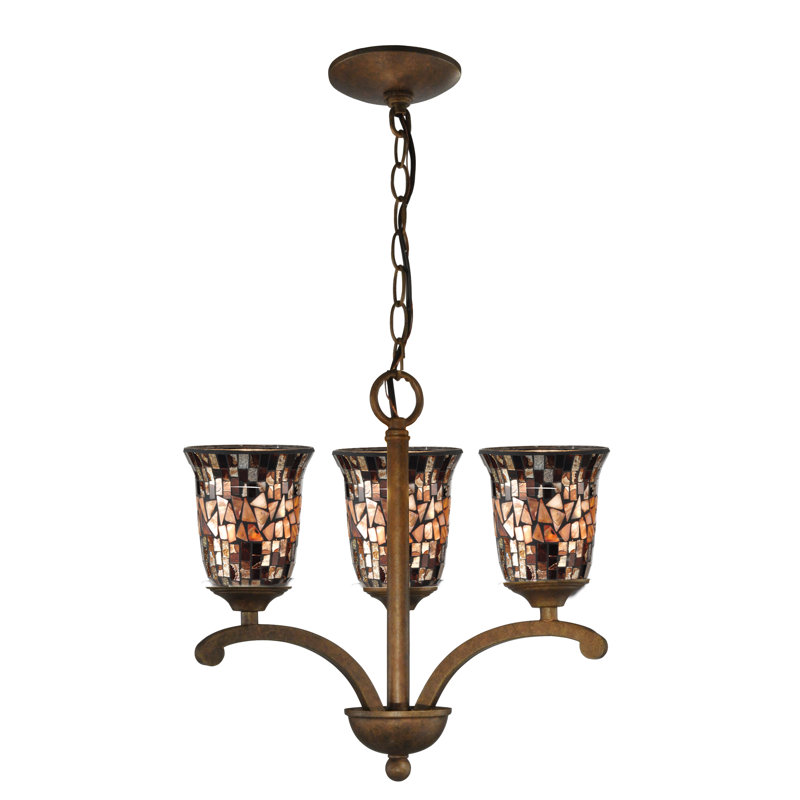 Lustre classique/traditionnel ombré 3 lumières