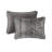 Luxurious Polyester Jacquard Bedding Sets, Modern Grey King/cal King