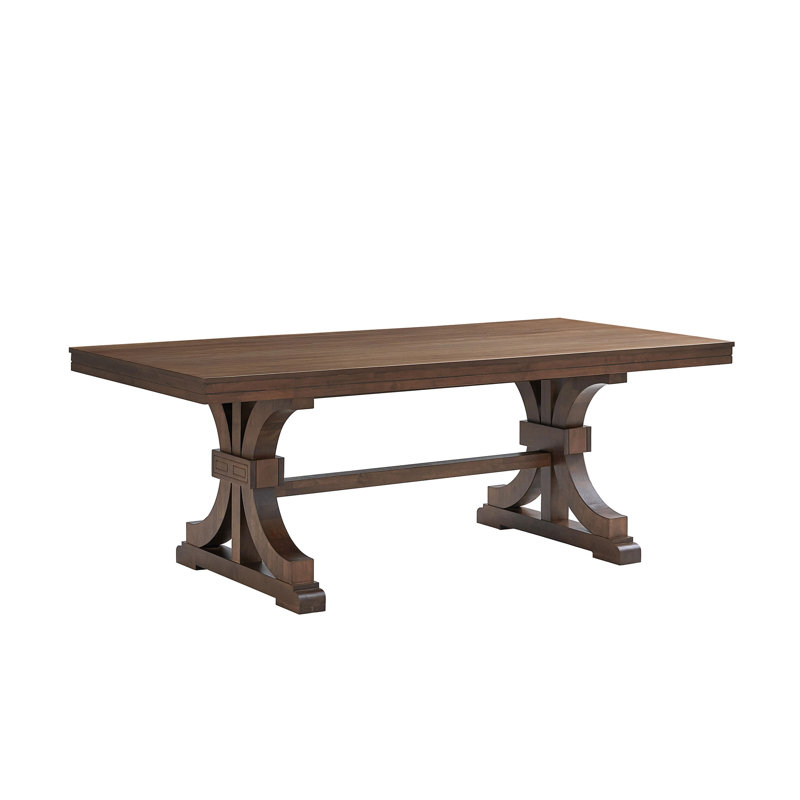 Jacksonport Rectangular Extendable Dining Table（Only Table,Chairs not included ）, 30.05"H x 96.05"L x 42.05"W, Brown
