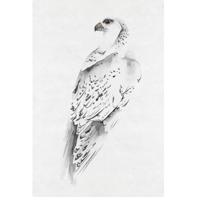 Gyrfalcon I by Melissa Wang - Wrapped Canvas Painting