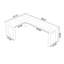 Bureau rectangulaire en bois massif brun noisette-2081888504-2081888505