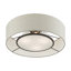 Plafonnier semi-encastré 3 lumières 17 po Zeidi-335605161