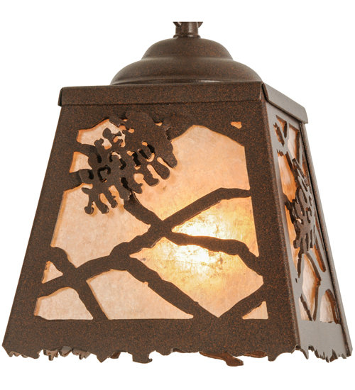 Rustic Lodge 1 - Light Pendant, Antique Copper, 11" - 40" H x 8.5" W x 8.5" D