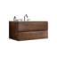 Meuble-lavabo mural avec lavabo en céramique, meuble-lavabo flottant pour salle de bain, meuble-lavabo moderne avec rangement