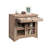 Compact Library Base With Spacious Drawer And Tempered Glass Doors, Ideal For Home Office Storage And Organization.