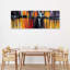 Mural, Colourful Abstract - No Frame Panoramic Print on Canvas-1641118887