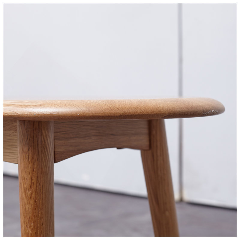 Banc de table en bois de chêne naturel pour salle à manger, H 16,14 po x l 47,24 po x P 11,81 po