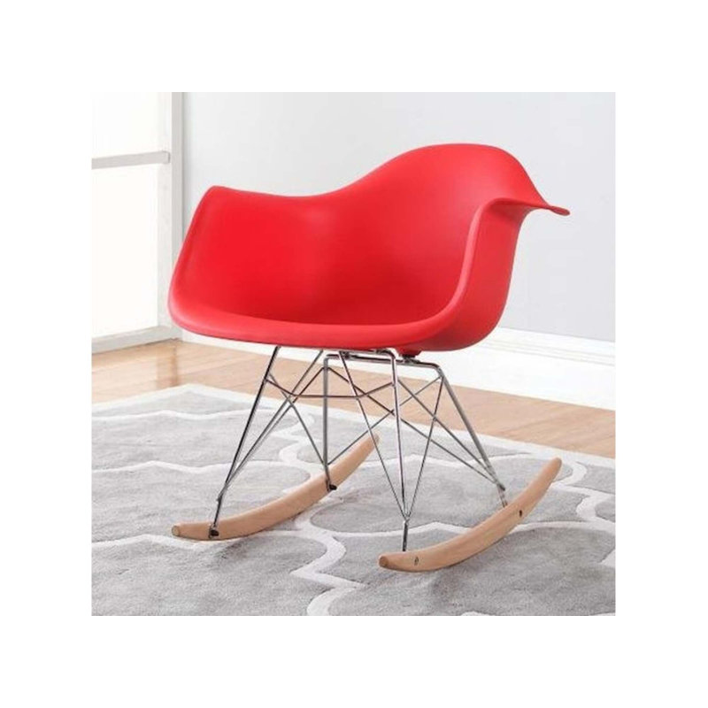 Chaise berçante pour enfants 17 po Damos, Rouge