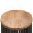 Demy Accent Table In Natural/Black