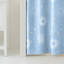  Rideau de douche bleu 72 x 72 Uriel