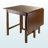 Seitz Drop Leaf Dining Table in Walnut Finished Wood, 29.3'' H X 47.61'' W X 29.69'' D