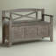 Banc de rangement Metro
