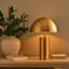 Lampe de table en laiton 22 po