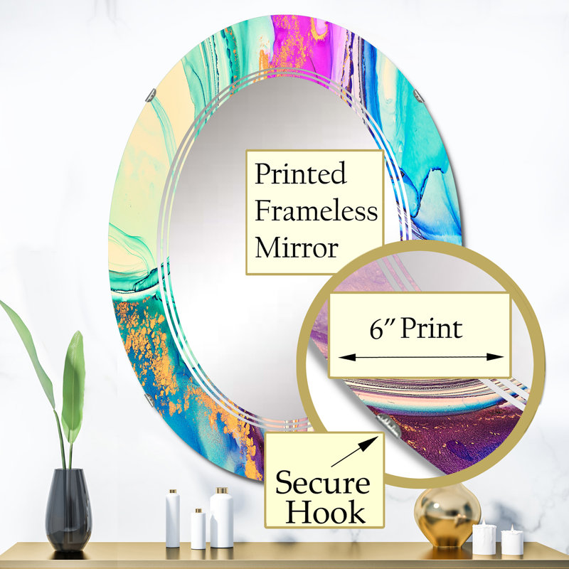 Oval Mirror, 36" x 24"