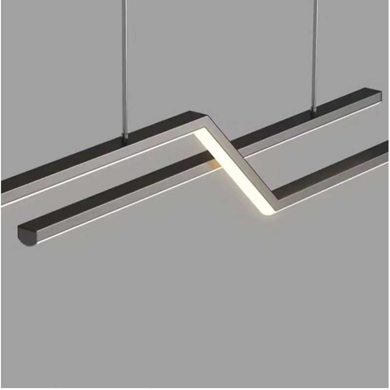  Luminaire suspendu minimaliste LIGHT Strata | Conception en couches de métal | Éclairage moderne à intensité variable 3500K