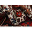 Tapis oriental traditionnel rétro en laine rouge 6 x 9