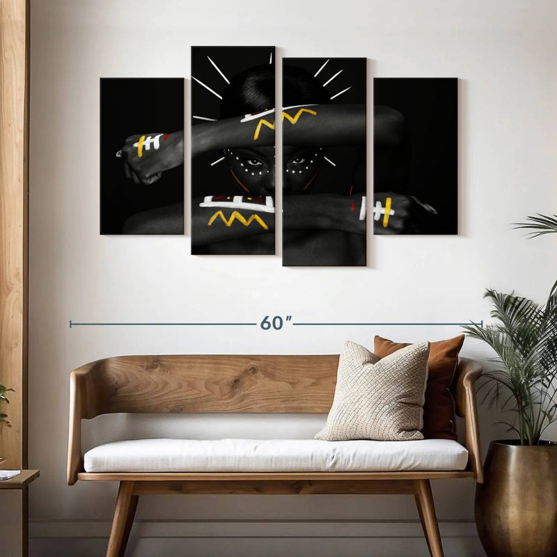 Senne Tribal Body Art, 32" H x 52" W
