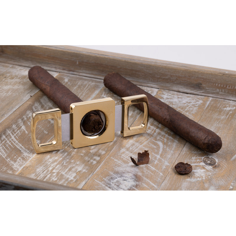 Accessoire pour fumer le coupe-cigare Jackson, Or poli