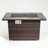 84.9 lb. 43.3 in. x 26 in. Rectangle Iron Fire Pit Stand