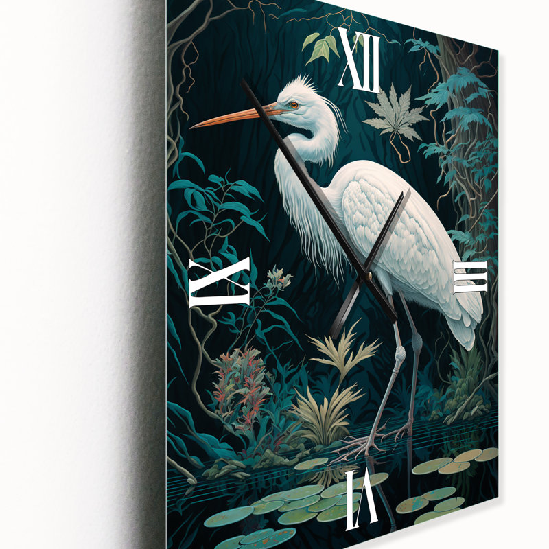Jernimo - Horloge murale animaux oiseaux, Grand