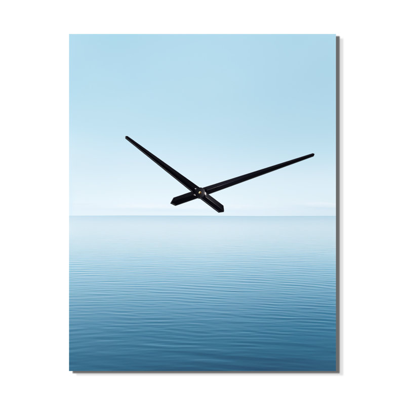 Horloge murale en métal Oceans Infinity Dreamscape III - Minimalisme, Petit