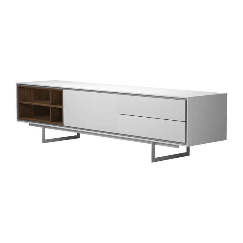 Baxter Media Console, White Matte